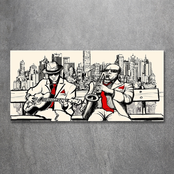 Quadro in verde New York Jazz