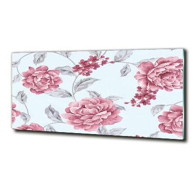 Quadro in verde Peonie