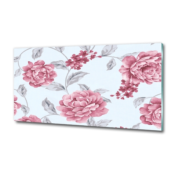 Quadro in verde Peonie