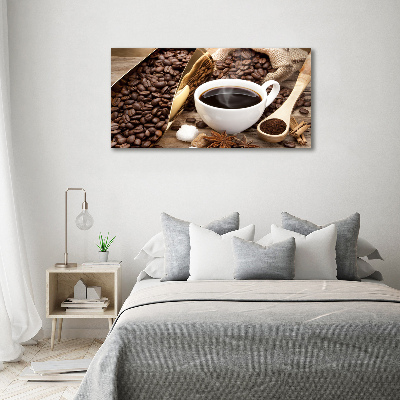 Quadro su vetro Una tazza di caffè