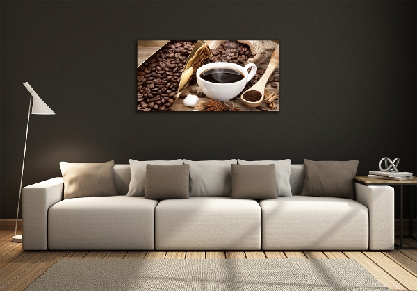 Quadro su vetro Una tazza di caffè