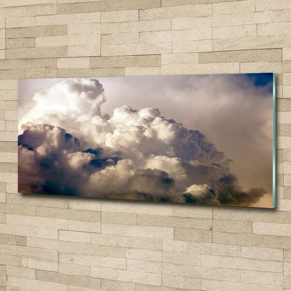 Quadro vetro Nuvole nel cielo
