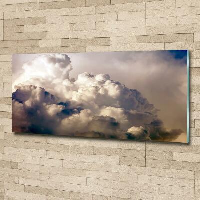 Quadro vetro Nuvole nel cielo