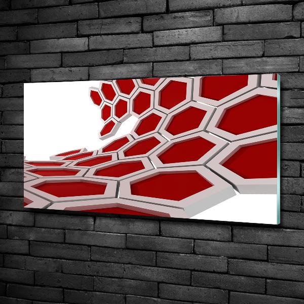 Quadro vetro Astrazione 3D