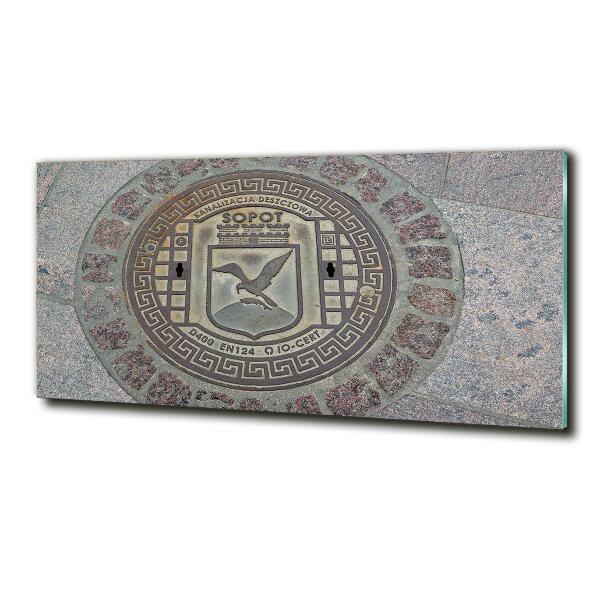 Quadro su vetro Sopot bene