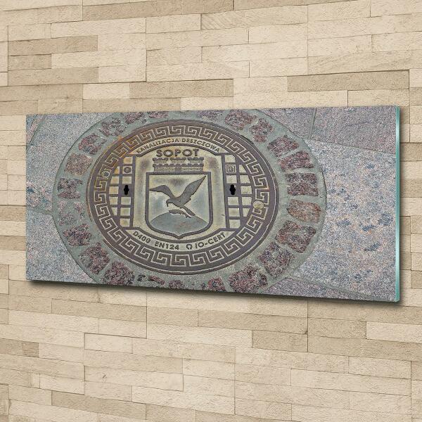 Quadro su vetro Sopot bene