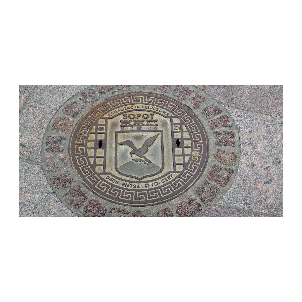 Quadro su vetro Sopot bene