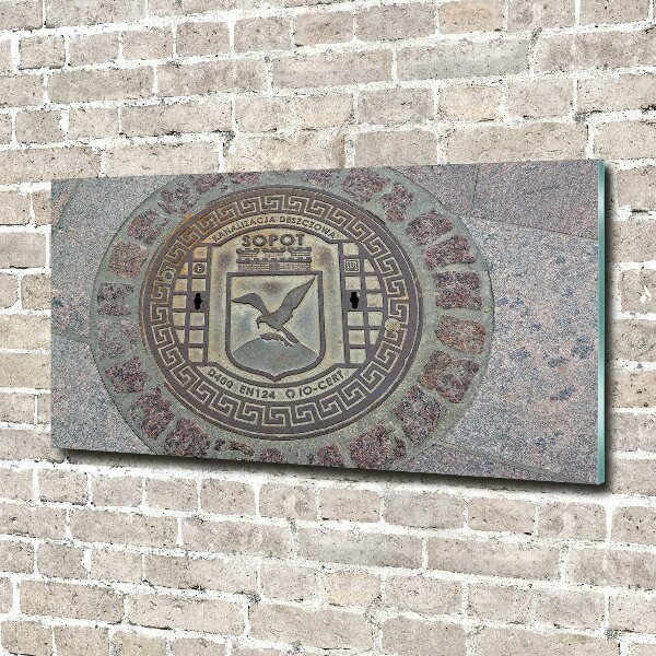 Quadro su vetro Sopot bene