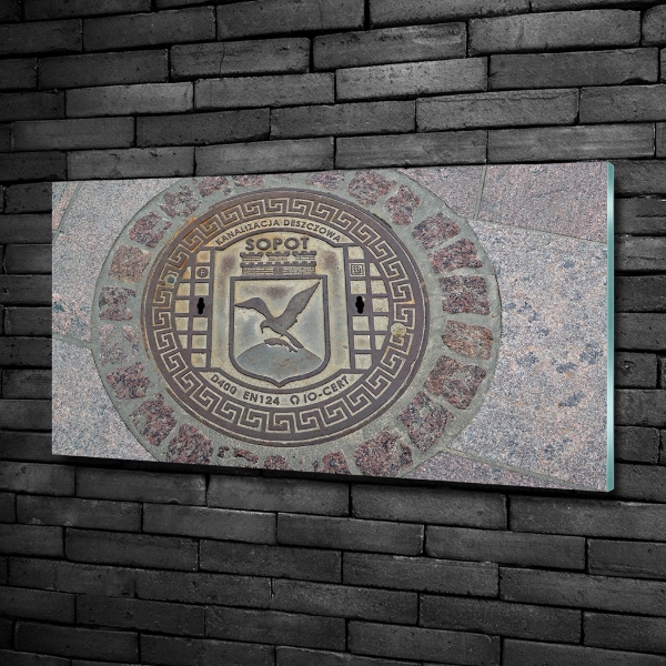 Quadro su vetro Sopot bene