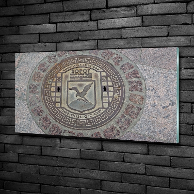 Quadro su vetro Sopot bene