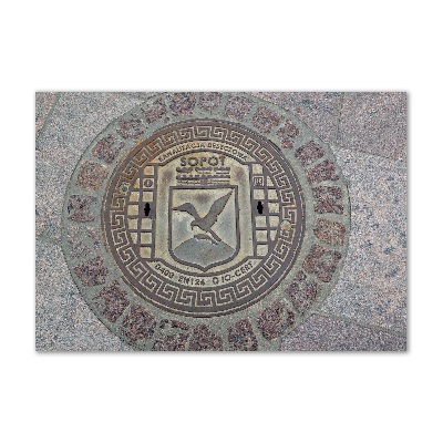 Quadro su vetro Sopot bene