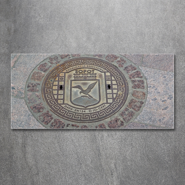 Quadro su vetro Sopot bene