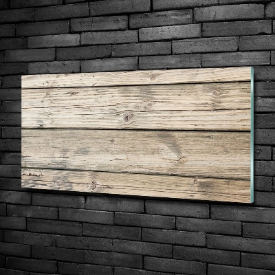 Quadro su vetro Sfondo in legno