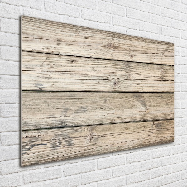 Quadro su vetro Sfondo in legno