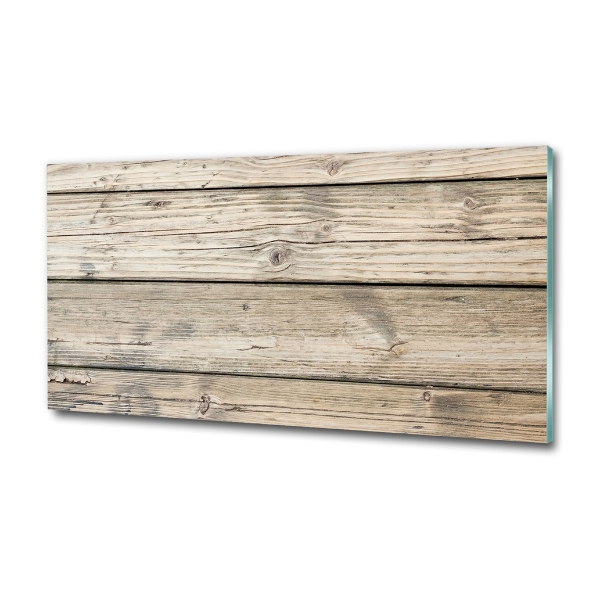 Quadro su vetro Sfondo in legno