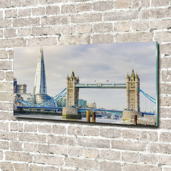 Quadro vetro Tamigi Londra