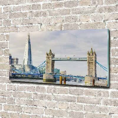 Quadro vetro Tamigi Londra