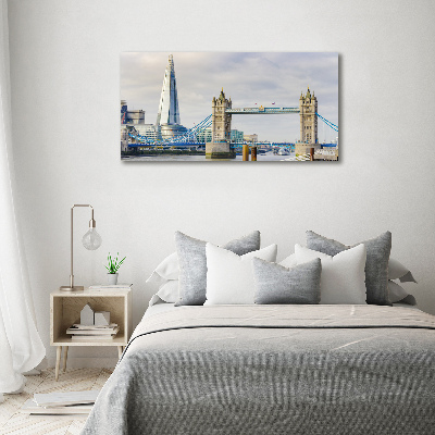 Quadro vetro Tamigi Londra