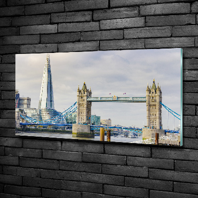 Quadro vetro Tamigi Londra