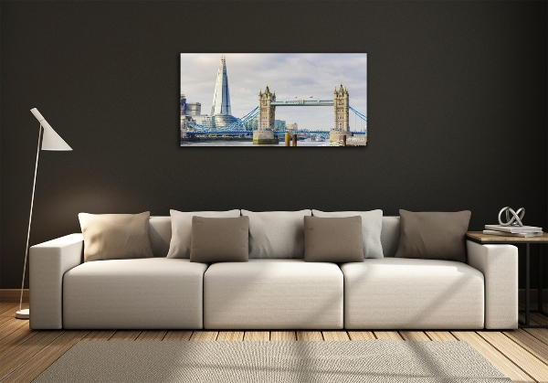Quadro vetro Tamigi Londra