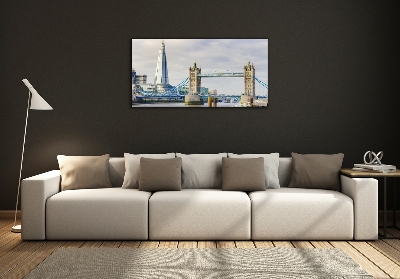 Quadro vetro Tamigi Londra