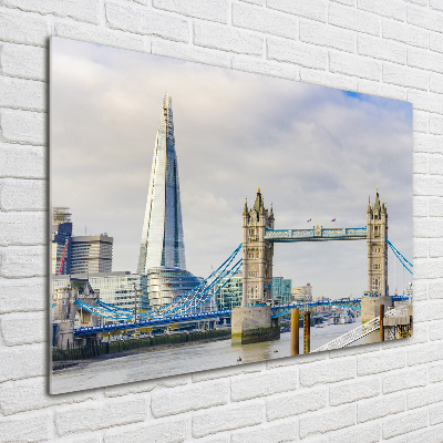 Quadro vetro Tamigi Londra