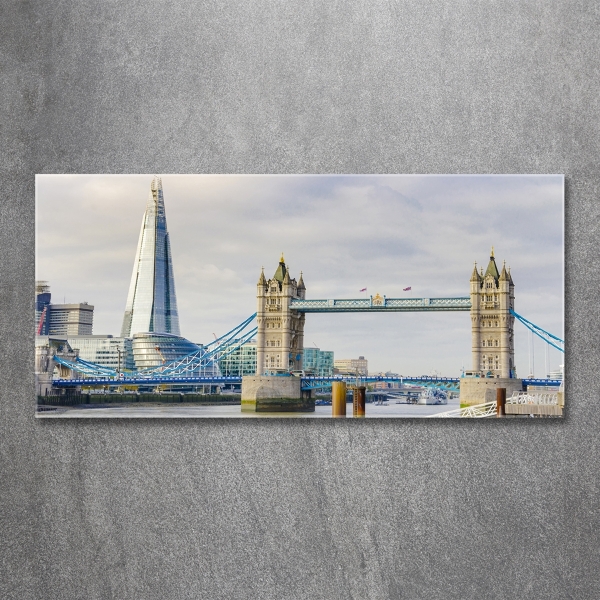 Quadro vetro Tamigi Londra