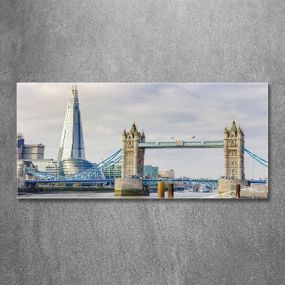 Quadro vetro Tamigi Londra