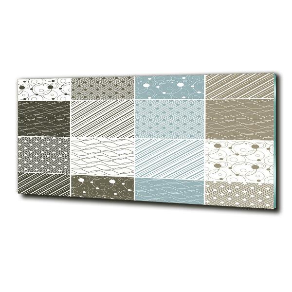 Quadro vetro Motivi geometrici