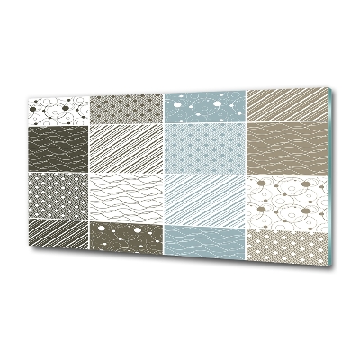 Quadro vetro Motivi geometrici