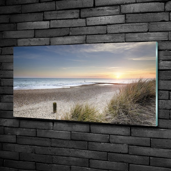 Quadro vetro Tramonto e dune