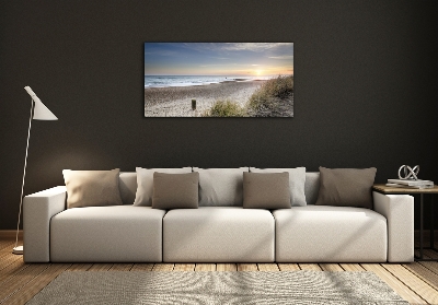 Quadro vetro Tramonto e dune