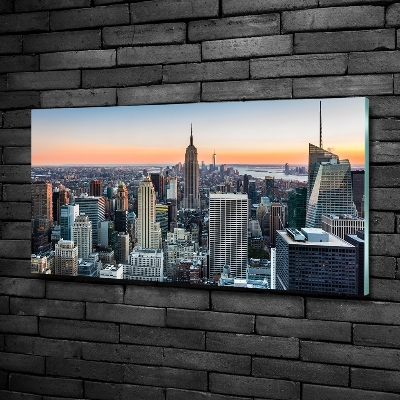 Quadro su vetro New York