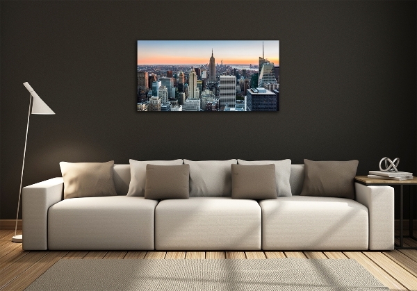 Quadro su vetro New York
