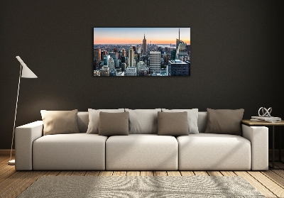 Quadro su vetro New York
