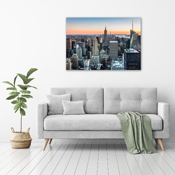 Quadro su vetro New York