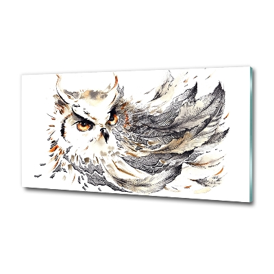 Quadro su vetro Gufo