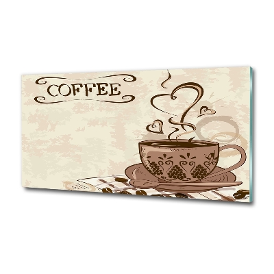 Quadro vetro Caffè aromatico