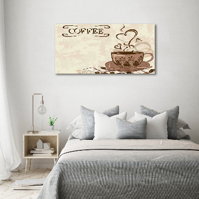 Quadro vetro Caffè aromatico