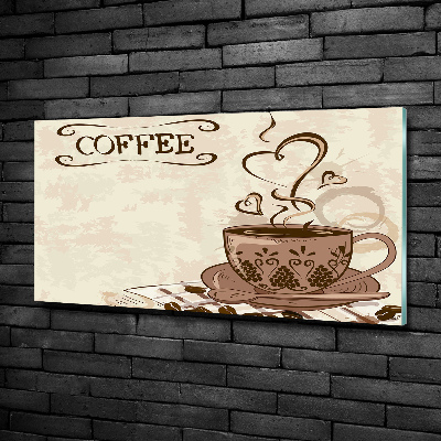 Quadro vetro Caffè aromatico