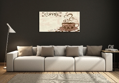 Quadro vetro Caffè aromatico