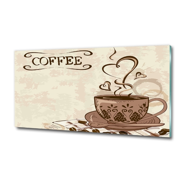 Quadro vetro Caffè aromatico