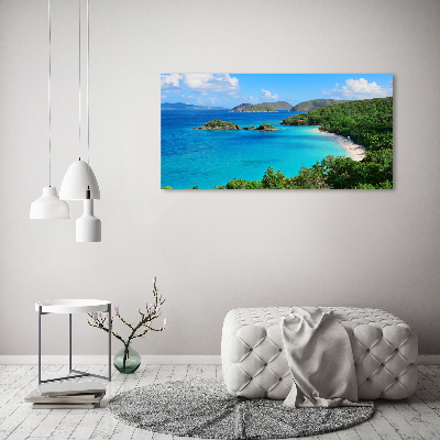 Quadro vetro Isole Vergini
