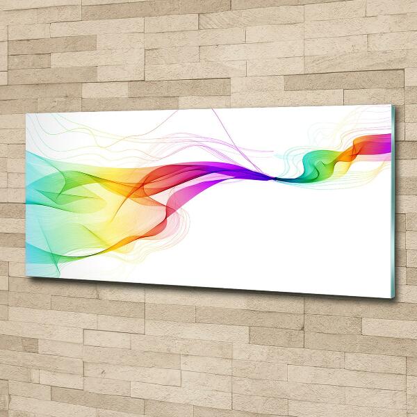 Quadro in verde Astrazione colorata