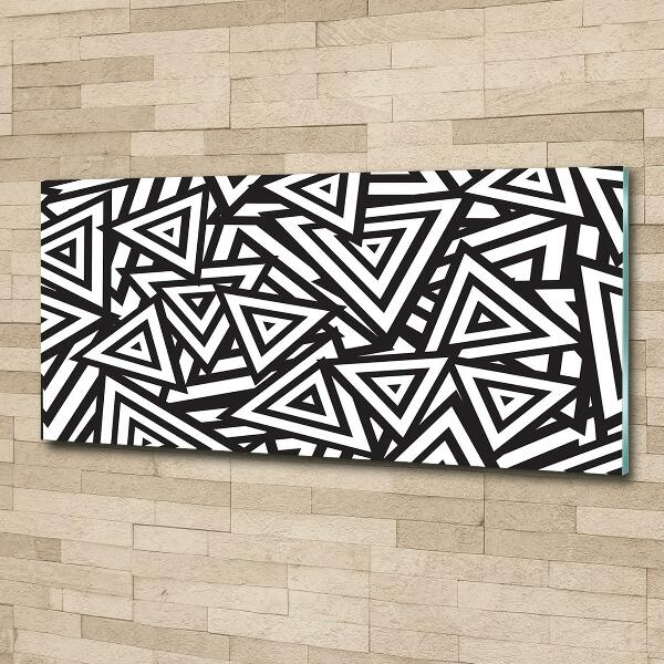 Quadro su vetro Sfondo triangolare