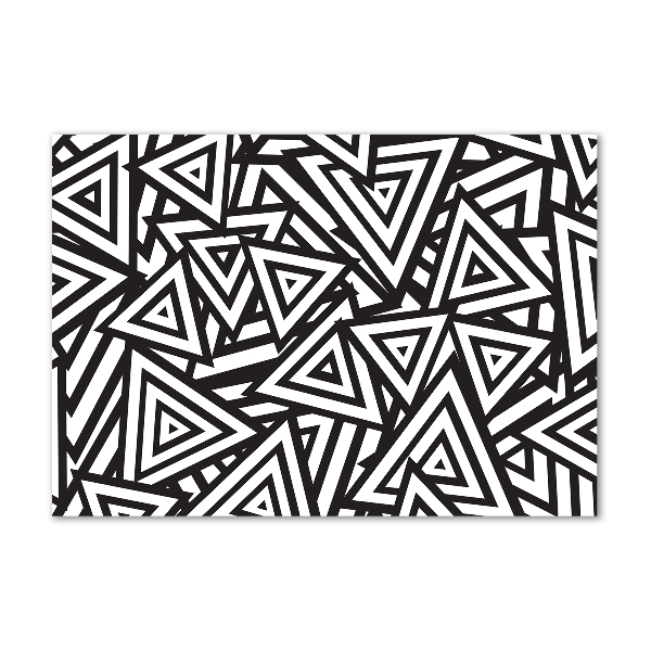 Quadro su vetro Sfondo triangolare