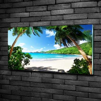 Quadro in verde Spiaggia delle Seychelles
