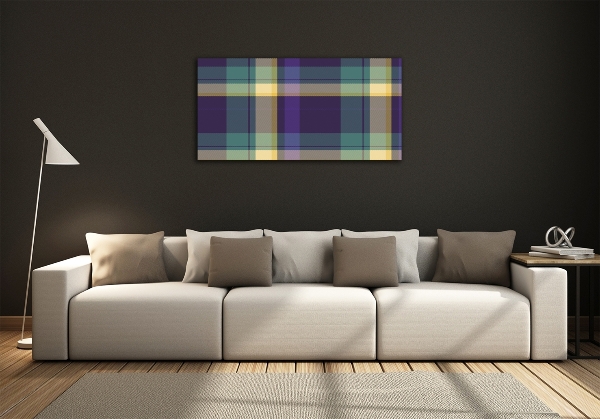 Quadro vetro Trama a scacchiera