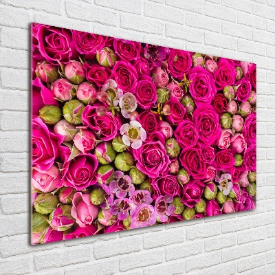 Quadro su vetro Rose