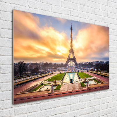 Quadro in vetro Torre Eiffel Parigi